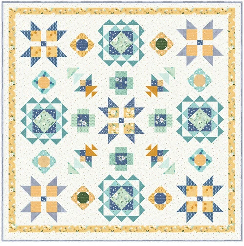 Country Daisies Quilt Pattern by Flamingo Toes - Image 1 of 1