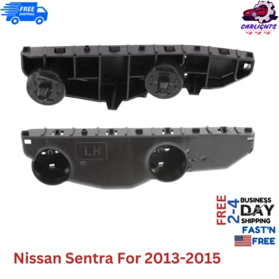 Fits Nissan Sentra Bumper Bracket For 2013-2015 Side Bumper Bracket Set 2 - Imagem 1 de 4