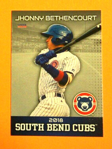 2018 Choice, South Bend Cubs - JHONNY BETHENCOURT - Venezuela