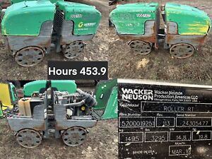 2015 Wacker Neuson RTSC3 Remote Controlled Trench Compactor Rollers - Multiples