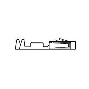TERMINAL CONTACT MODU MTE FEMALE TYCO 1-0104480-3 FOR CONNECTOR PRICE 4 PCS - Picture 1 of 1