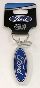 Ford Oval Logo Enamel Key Chain Metal Licensed Product - Foto 1 di 3