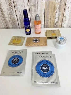 10 Loccitane Deluxe Sample Youth Oil Body Hand Devine Cream Milk Soap Shower Gel - image 1 of 4