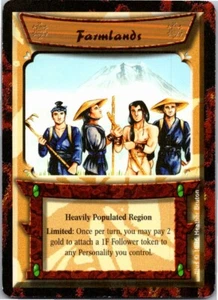 Legend of the Five Rings Farmlands L5R TCG CCG Free Shipping! - Picture 1 of 2
