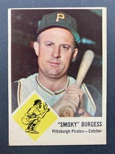 1963 Fleer #55 "Smoky" Burgess (Pittsburgh Pirates) VG-VGEX - Picture 1 of 2
