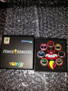 SDCC 2020 EXCLUSIVE Toynk Power Rangers Enamel Pin Dino Fury 2.5” Brand new! - Imagen 1 de 3