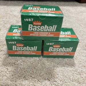 (3) 1987 Fleer Update Baseball Factory Sealed Sets McGwire Maddux Mcgriff