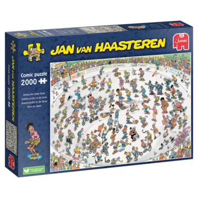 Jumbo Spiele 1110100324 Jan van Haasteren Skateboarden in der Bowl 2000T