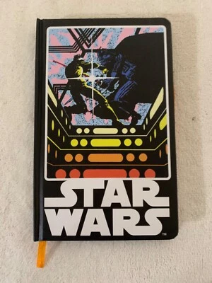 Disney Star Wars Journal Light Saber Cover 120 Lined Pages Notebook Elastic NEW - Image 1 of 4