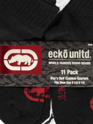 Ecko Unltd. Носки на четверть квадратного ярда для мальчиков упаковка 11 шт. - Изображение 1 из 2