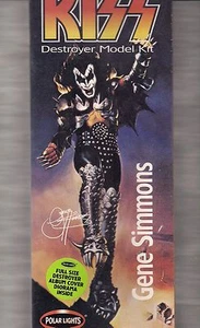 KISS GENE SIMMONS!~DESTROYER MODEL KIT~WITH ALBUM COVER DIORAMA INSIDE HERE!~~~~ - Picture 1 of 2