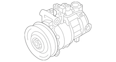 OEM A/C Compressor Audi A4 A5 Q5 Allroad Quattro 4M0820803 - Image 1 of 2