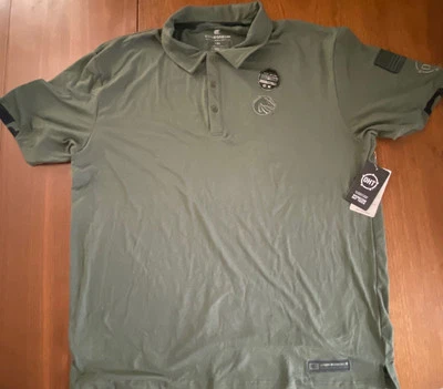 Boise State Broncos Polo Shirt Mens Green XXL Colosseum OHT Operation Hat Trick - Image 1 of 4