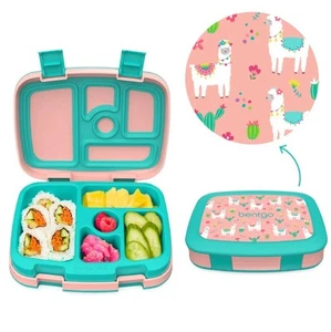 2 x Bentgo Kids Prints Lunch Box Container Storage Llamas - Picture 1 of 5