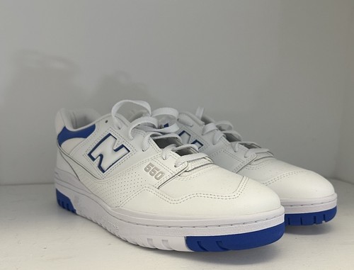 Sneakers New Balance 550 bianche e blu taglia 12