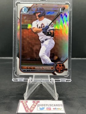 2022 Bowman - KEVIN PARADA CHROME PROSPECTS BOWMAN 1ST REFRACTOR #BDC-47 - Image 1 of 3