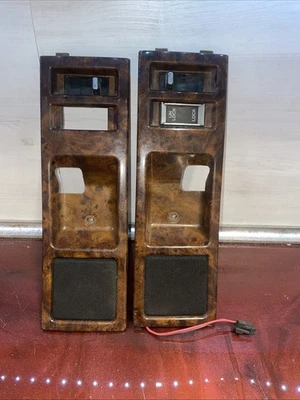 Cadillac Fleetwood Brougham 1993-96 manija de puerta bisel de grano de madera, juego de molduras de tracción Foto 1 de 4