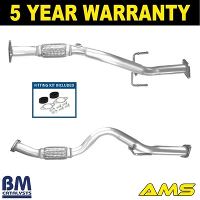 Tubulação de escape central BM + kit de encaixe compatível com Kia Rio 2005-2011 1.4 1.6 286101G300 - Imagem 1 de 4