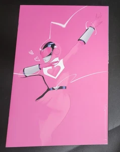 Power Rangers Universe (2021) #4 Masellis Pink Ranger desbloqueable Virgin Var casi nuevo- - Imagen 1 de 7