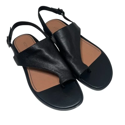 New Vionic Ella Black Toe Loop Arch Support Comfort Sandal Women's size 10 Wide - Image 1 of 4