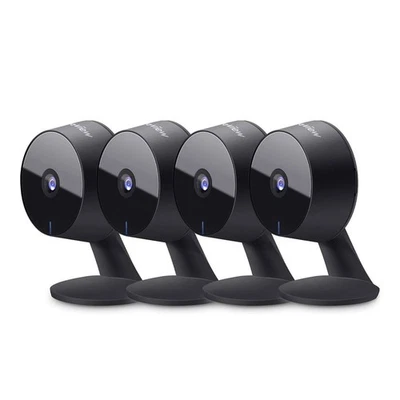 LaView Security Cameras 4pcs Home Security Camera Indoor 1080P LV-PWF1 - Black - Image 1 of 4