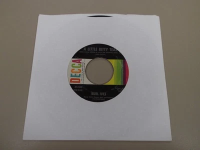 Burl Ives - A Little Bitty Tear / Shanghied - Decca 31330 - EX - Image 1 of 4