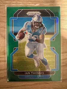 2021 Panini Prizm IAN THOMAS Carolina Panthers Green Prizm Parallel # 313 - Bild 1 von 1