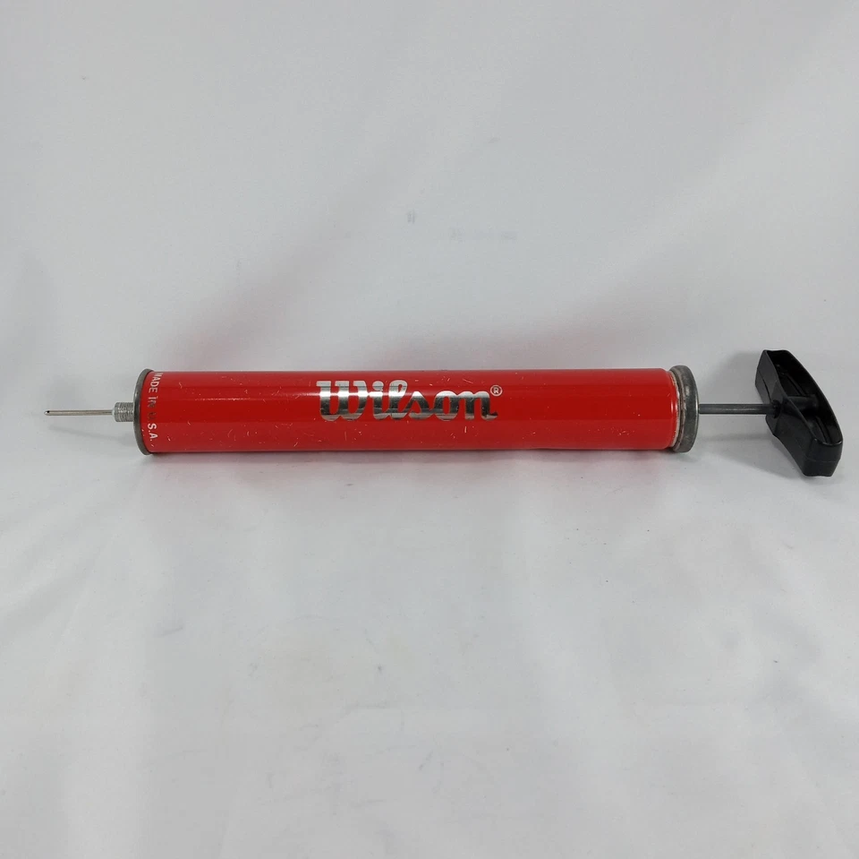 Bomba de aire manual Wilson vintage hecha en fútbol americano de Estados Unidos Foto 1 de 4