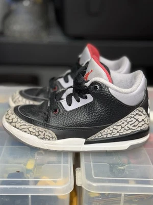 Air Jordan 3 Retro OG Negro Cemento 429487 021 - Talla 11c Foto 1 de 4