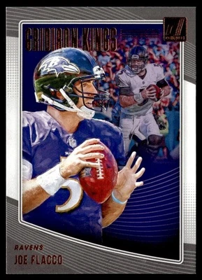 2018 Donruss Gridiron Kings Joe Flacco Baltimore Ravens #GK-5 - Image 1 of 2