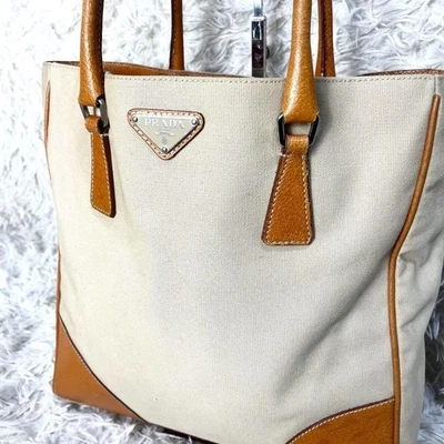 Bolso de Mano PRADA Un Hombro Correa para el Hombro Logo Triangular Usado - Imagen 1 de 4
