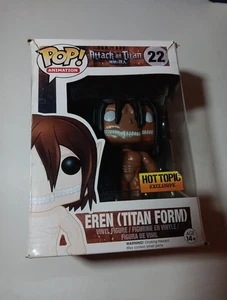 Funko Pop! Vinile: Attack on Titan - Eren Jaeger #22 (danni alla scatola) - Foto 1 di 9