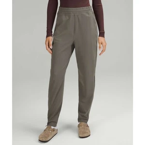 Pantalón de chándal Lululemon Everlux tiro alto cremallera pierna talla 6 gris verde salvia - Imagen 1 de 9