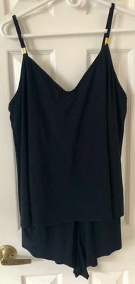 Traje de baño Magicsuit sólido Mila de una pieza mameluco, negro, talla 18 Foto 1 de 4