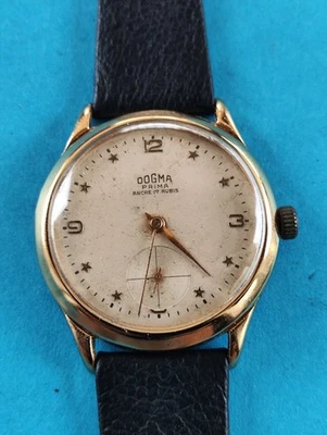 Rare Jumbo 38mm Vintage DOGMA PRIMA Manual Wind Mens Watch _3915 - Image 1 of 4
