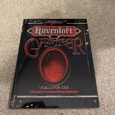 D&D 3.0 Ravenloft Gazetteer Volume 3 White Wolf RPG EXMT BX 936 - Image 1 of 4