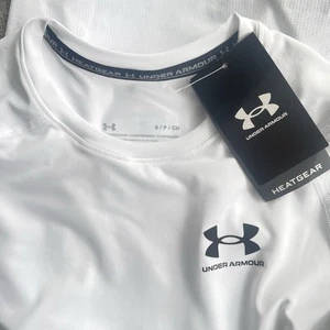 Under Armour Herren Heatgear Langarm Kompression Top weiß Small - Bild 1 von 24