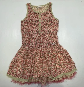 Vestido Floral Naartjie Niñas Jóvenes Amarillo Rosa 100% Algodón Sin Mangas Tul 10 - Imagen 1 de 11