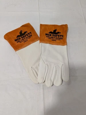 MCR Safety Welding Gloves: Mustang Size Large, Leather, MIG & TIG 4950L - Image 1 of 3