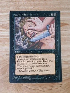 MTG Feast or Famine (49b) Alliances LP - Picture 1 of 2