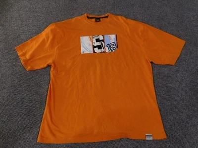 Sean John Camiseta Hombre 2XL Naranja Gráfico 51 19 Streetwear Informal Algodón Foto 1 de 4
