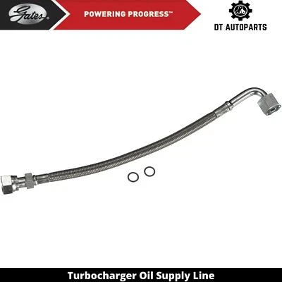 For 2003-2010 Dodge Ram 2500 Turbocharger Oil Supply Line Gates 2004 2005 2006 - Image 1 of 3