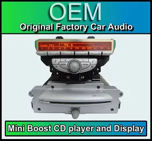 BMW Mini Cooper S Boost CD MP3 car stereo radio with display Mini R57 - Picture 1 of 4