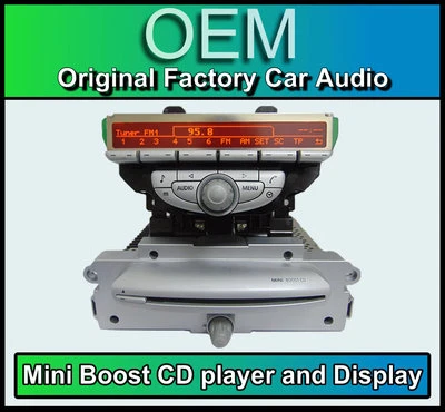BMW Mini Cooper D Boost CD MP3 car stereo radio with display Mini R56 - Image 1 of 4