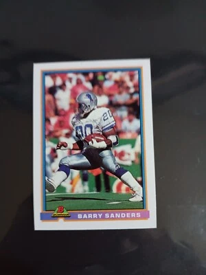 Bowman #153 1991 Barry Sanders Foto 1 de 2