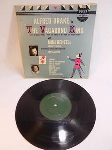 ALFRED DRAKE IN THE VAGABOND KING  10" ALBUM DECCA RECORDS DL7014 EX/VG+ - Picture 1 of 4