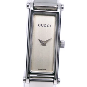 GUCCI 1500L Watches SilverDial Stainless Steel Quartz Analog display Women - Picture 1 of 8