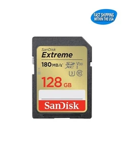 128GB Sandisk Extreme SD Karten für Kamera/Trail Kamera/Computer - Bild 1 von 6