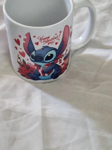 Cute Stitch Valentines Mug . For Caltons Movies Coffee, Tea ,dishwasher Sa - Picture 1 of 3