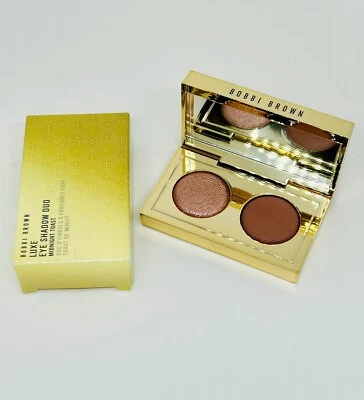 Bobbi Brown Luxe Eye Shadow Duo Midnight Toast - Full Size - NIB Limited Edition - Image 1 of 4